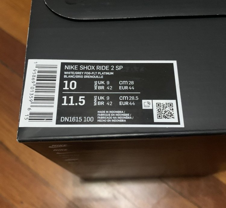 Supreme Nike Shox Ride 2 White Size 10