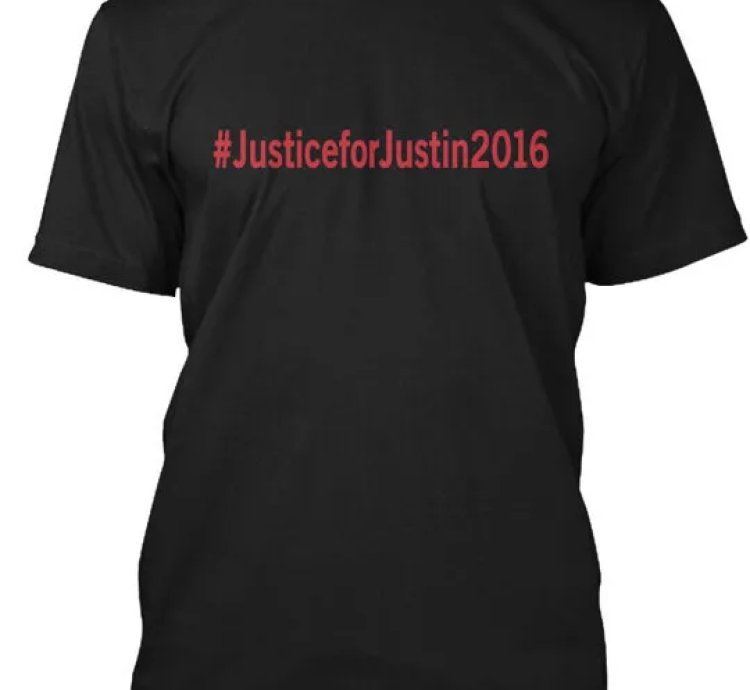 Justice For Justin T-shirt Made In The Usa Size S To 5xl