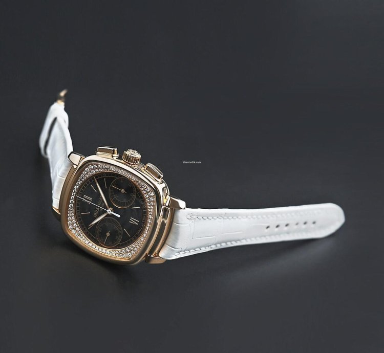 Patek Philippe Chronograph Complications Manual Winding Rose Gold Chronograph Black 35 39mm Box Papers 7071r-010