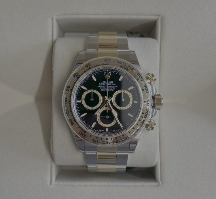 Rolex Daytona 40mm Black Dial Ungetragen Neu 12 24 Original Pap Box