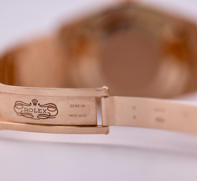 Rolex Day-date 40 2023 Day Date 40 Rbr Rose Gold Chocolate Baguette Dial Rbr 228345rbr