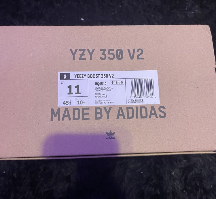 Adidas Yeezy Boost 350 V2 Onyx 22 23