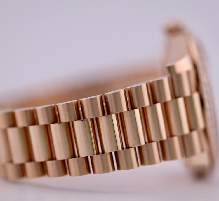 Rolex Day-date 40 2023 Day Date 40 Rbr Rose Gold Chocolate Baguette Dial Rbr 228345rbr