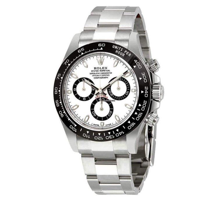 Rolex Daytona 40mm Ceramic Bezel White Dial 116500ln 2023 New