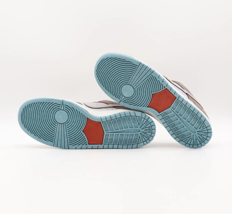 Fz3129-200 Nike Sb Dunk Low Pro Big Money Savings Brown White Grey Aqua
