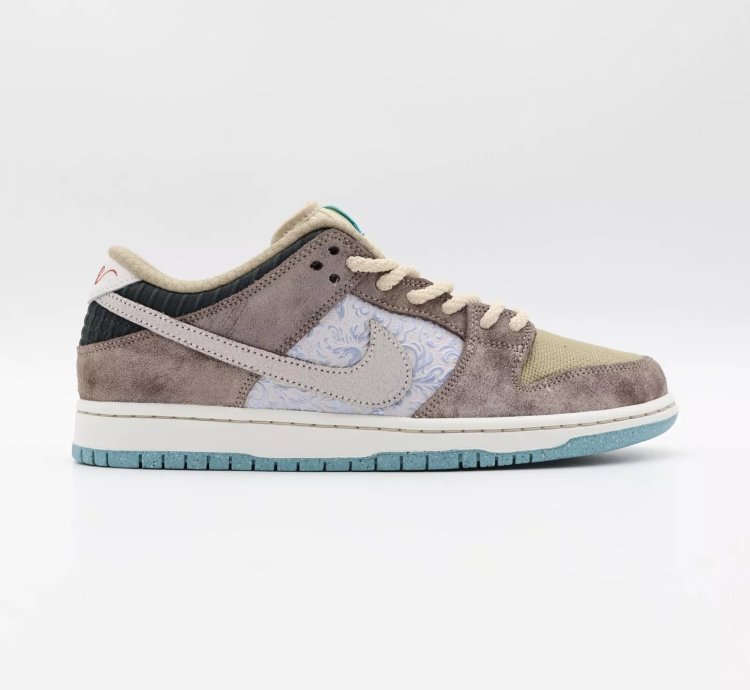 Fz3129-200 Nike Sb Dunk Low Pro Big Money Savings Brown White Grey Aqua