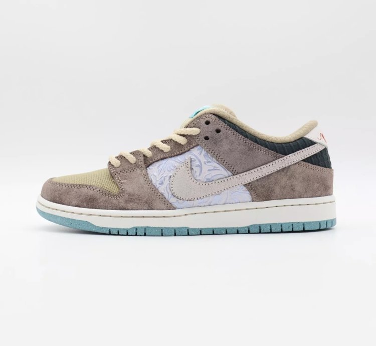 Fz3129-200 Nike Sb Dunk Low Pro Big Money Savings Brown White Grey Aqua
