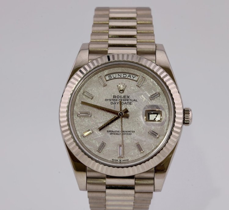 Rolex Day-date 40 2023 Day Date 40 White Gold Meteorite 228239