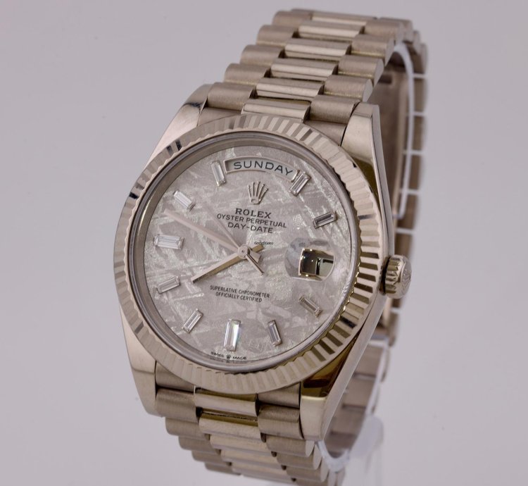 Rolex Day-date 40 2023 Day Date 40 White Gold Meteorite 228239