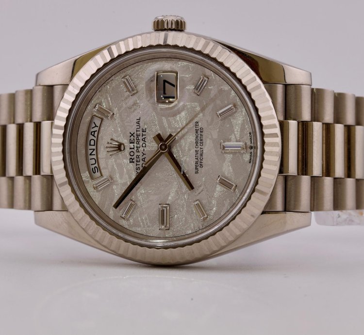 Rolex Day-date 40 2023 Day Date 40 White Gold Meteorite 228239