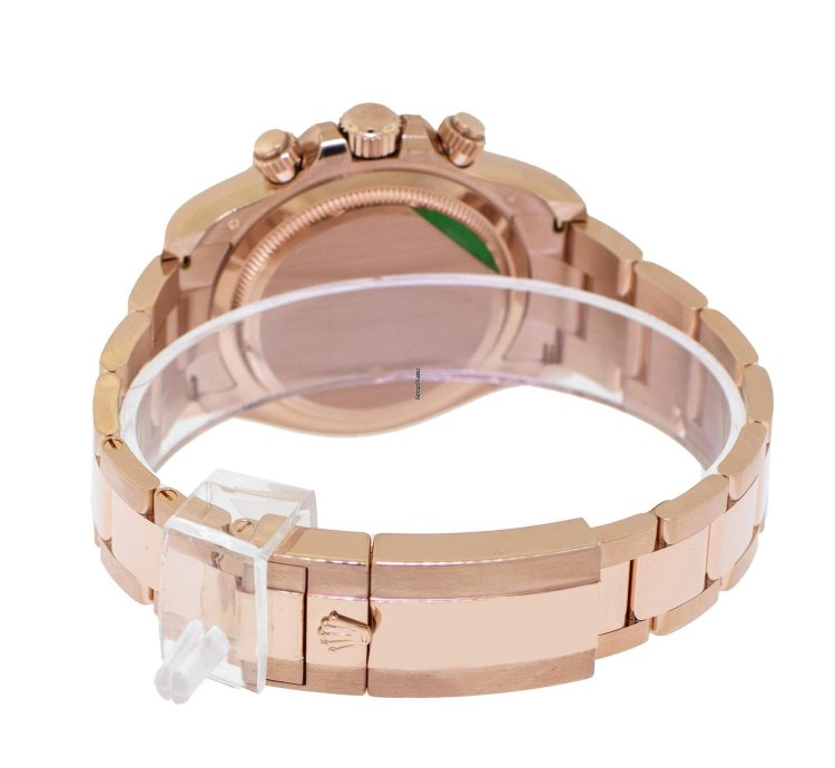 Rolex Daytona 40mm Everose Gold Black Dial Gold Bezel 126505