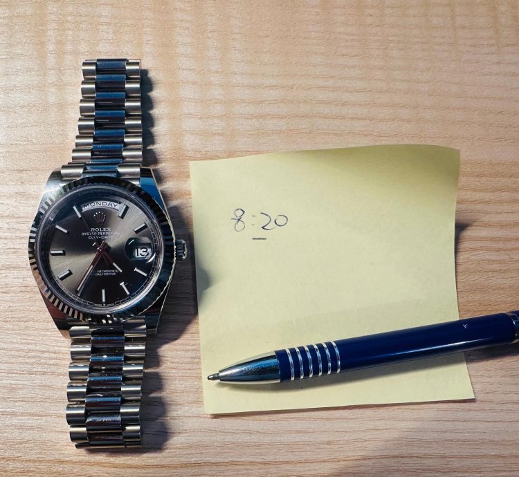 Rolex Day-date 40 2023 Day Date White Gold With Slate Silver Dial