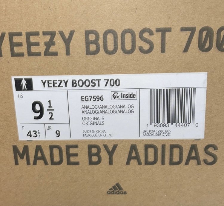 Adidas Yeezy Boost 700 Analog 2019