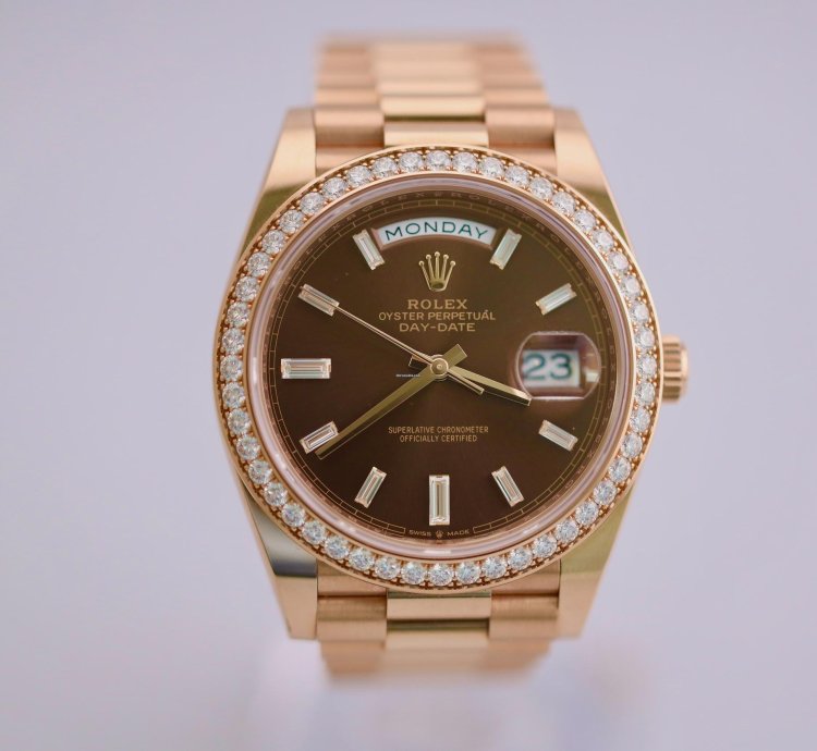 Rolex Day-date 40 2023 Day-date 40 Rbr Chocolate Baguette Dial 228345rbr