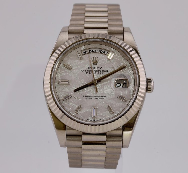 Rolex Day-date 40 2023 Day-date 40 White Gold Metiorite Dial 228239