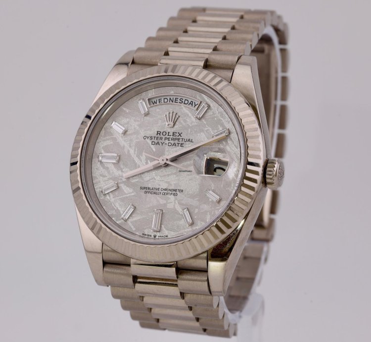 Rolex Day-date 40 2023 Day-date 40 White Gold Metiorite Dial 228239
