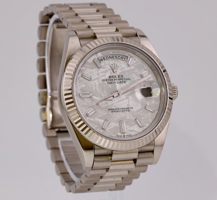 Rolex Day-date 40 2023 Day-date 40 White Gold Metiorite Dial 228239