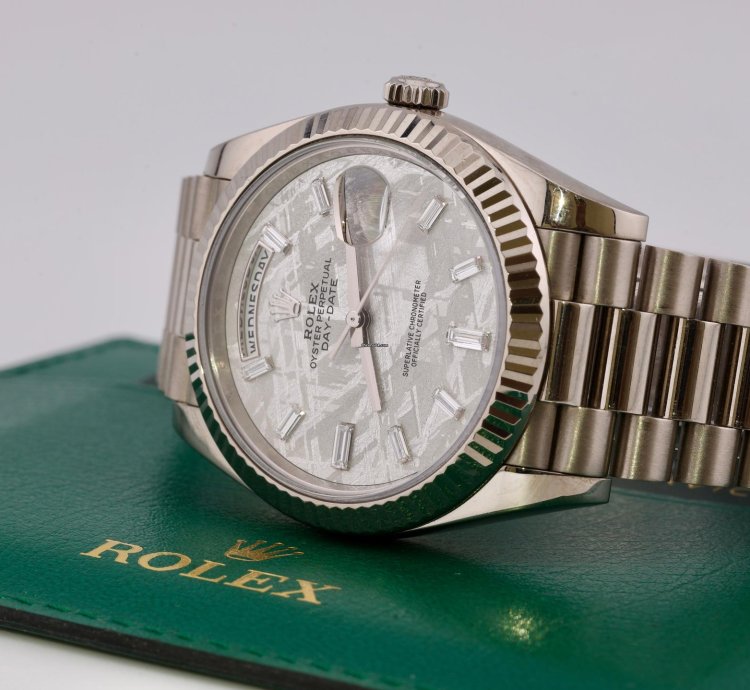 Rolex Day-date 40 2023 Day-date 40 White Gold Metiorite Dial 228239
