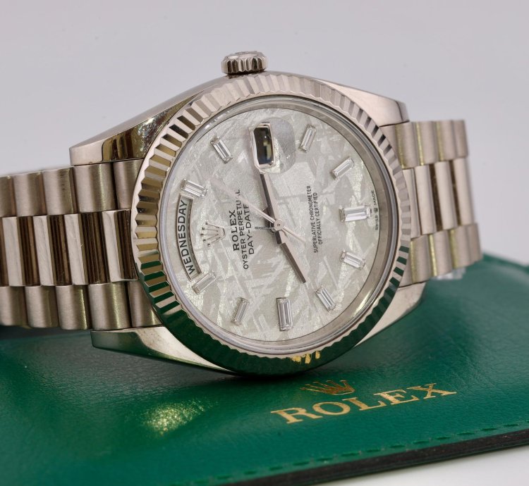 Rolex Day-date 40 2023 Day-date 40 White Gold Metiorite Dial 228239