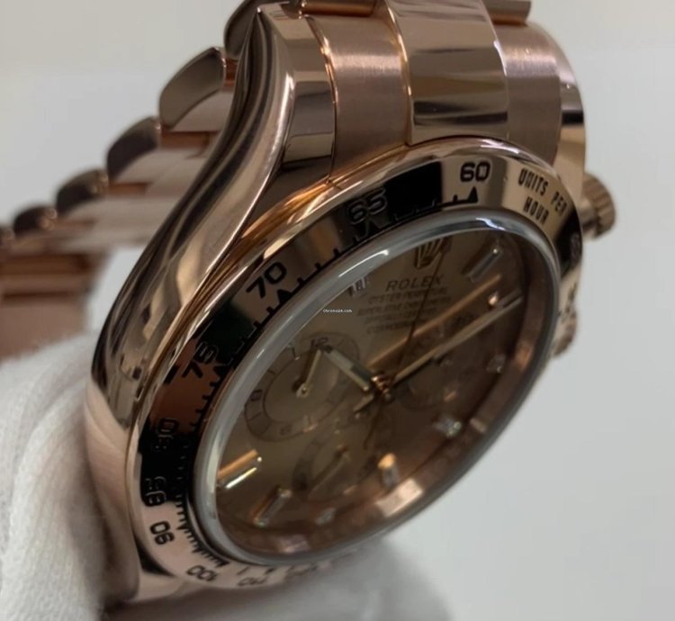 Rolex Daytona 40mm Rose Gold - Pink Diamond Dial - Oyster Bracelet 116505