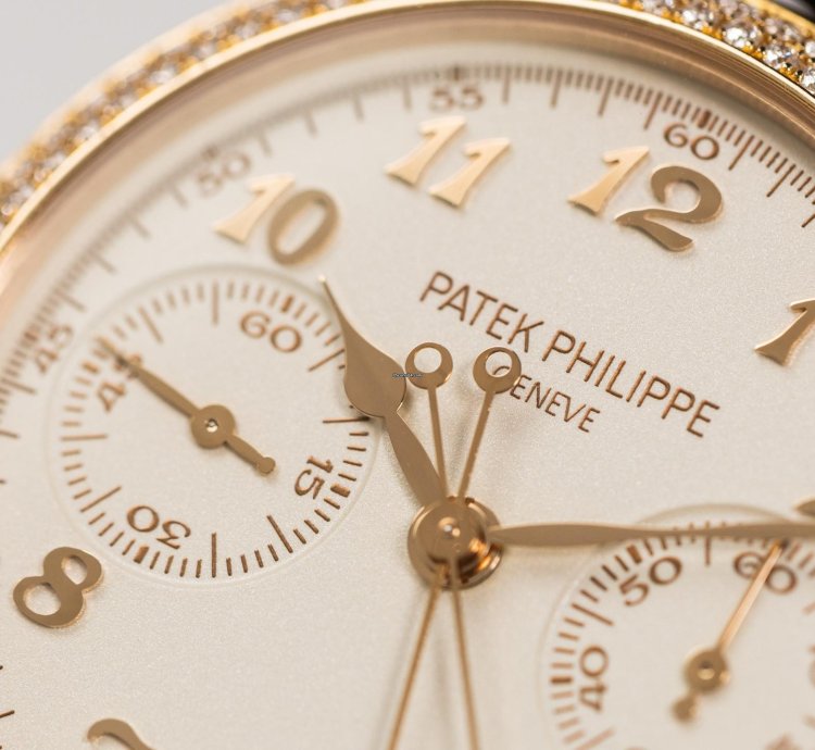 Patek Philippe Chronograph Ladies Split Second Chronograph Ref 7059- 18k Rose Ivory Dial Box Papers Bj-2012 Germany