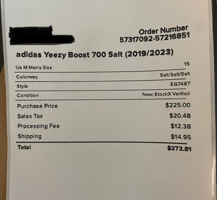 Adidas Yeezy Boost 700 Salt 2019 2023