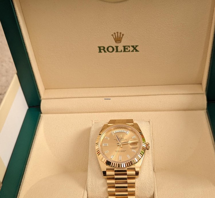 Rolex Day-date 40 2023 Full Set Box Papers And Both Tags