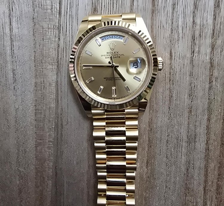 Rolex Day-date 40 2023 Full Set Box Papers And Both Tags