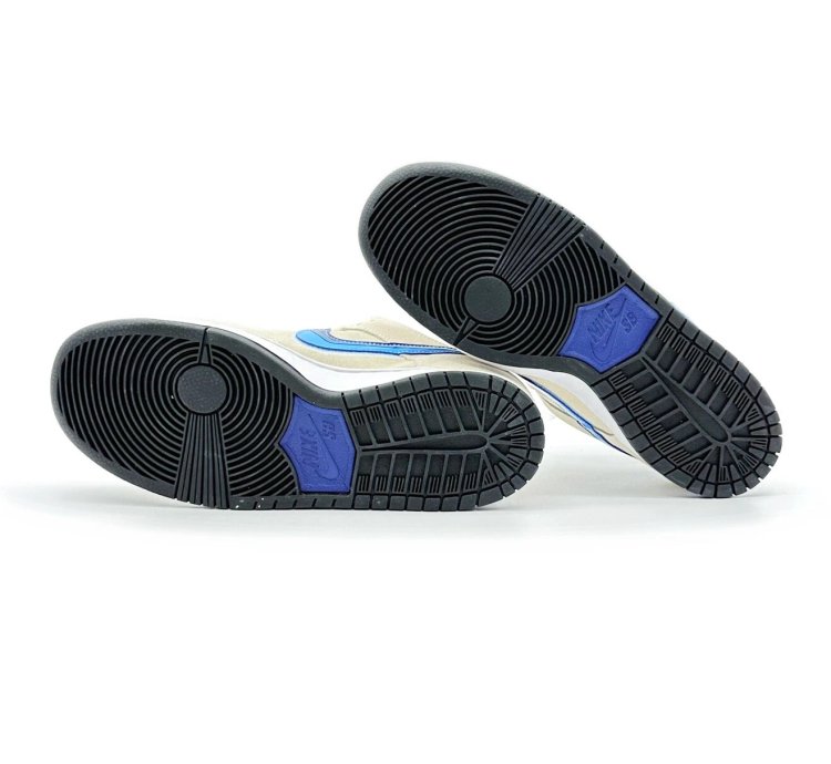 Ct6688-200 Nike Sb Dunk Low Light Cream Truck It White Blue Black