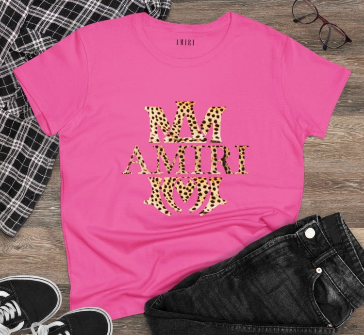 Amiri Ma Logo Womens Shirt Softstyle Azalea Tee S To 2xl