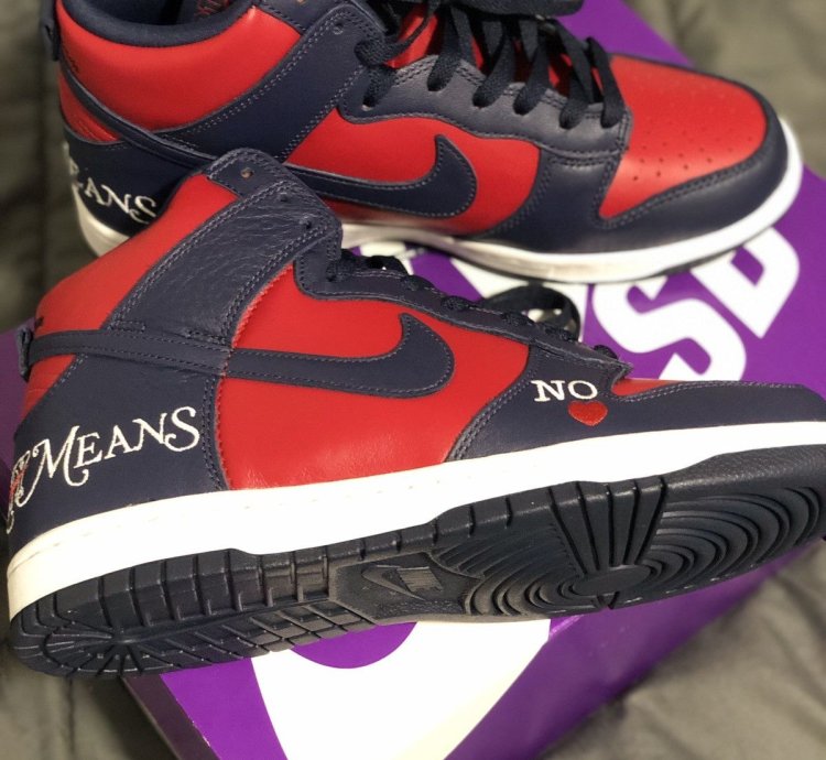 Supreme Sb Dunk High By Any Means