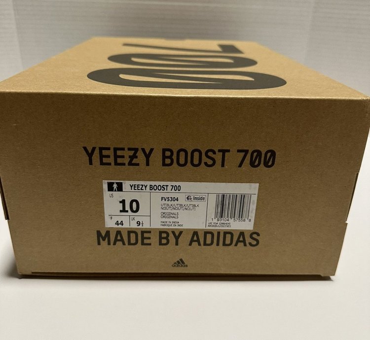 Adidas Yeezy Boost 700 Utility Black Size 10 Men New