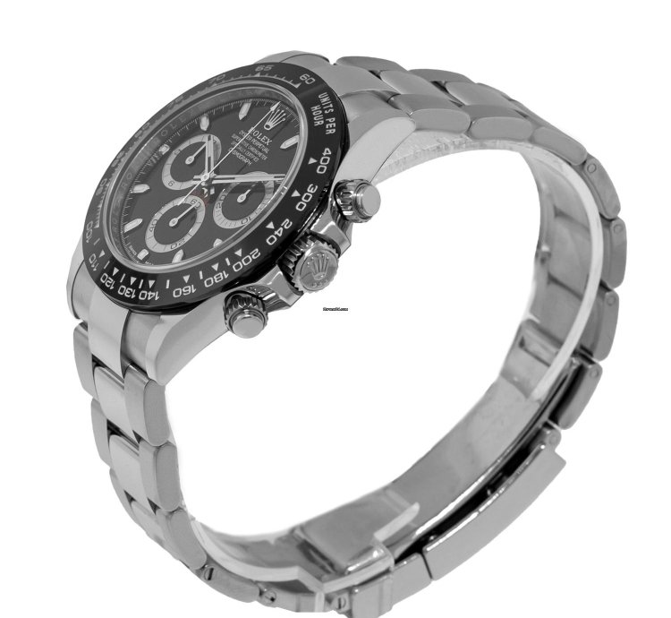 Rolex Daytona 40mm Stainless Steel Black Dial Bezel 116500