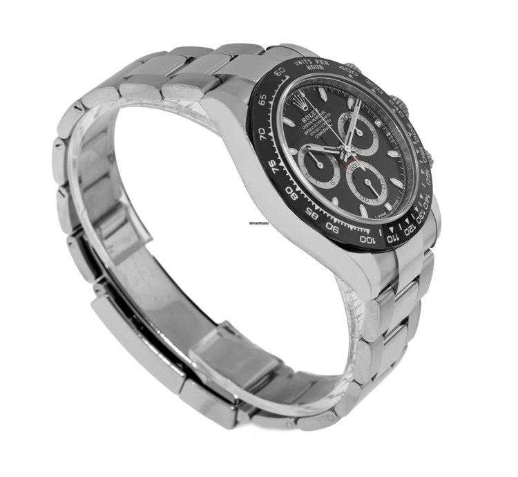 Rolex Daytona 40mm Stainless Steel Black Dial Bezel 116500