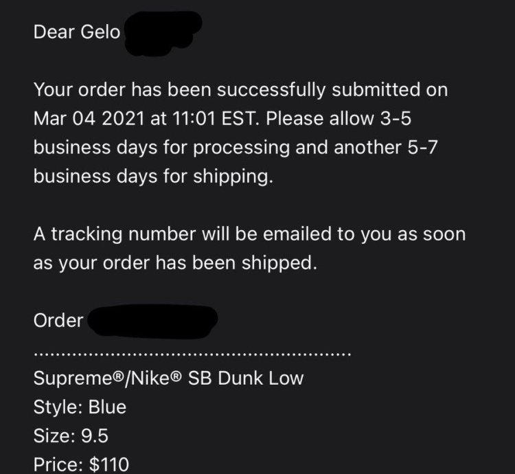 Supreme Sb Dunk Low