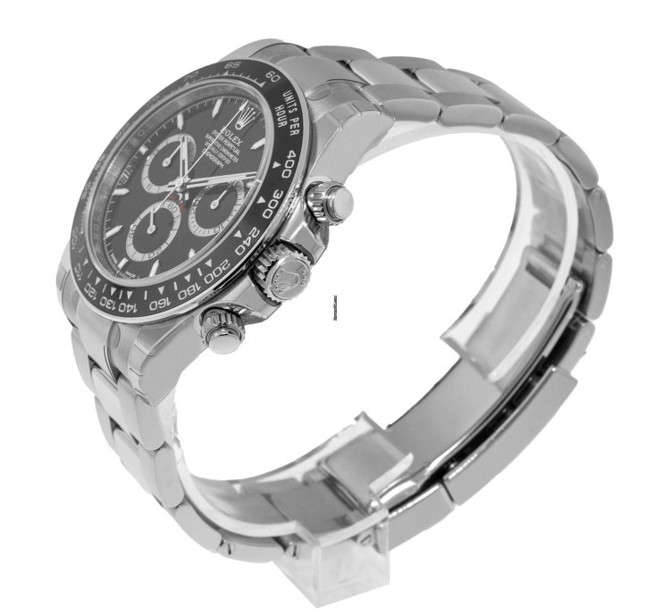 Rolex Daytona 40mm Stainless Steel Black Dial Black Bezel 126500