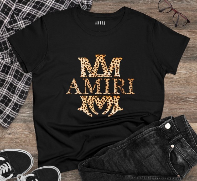 Amiri Ma Logo Womens Shirt Softstyle Black Tee S To 2xl