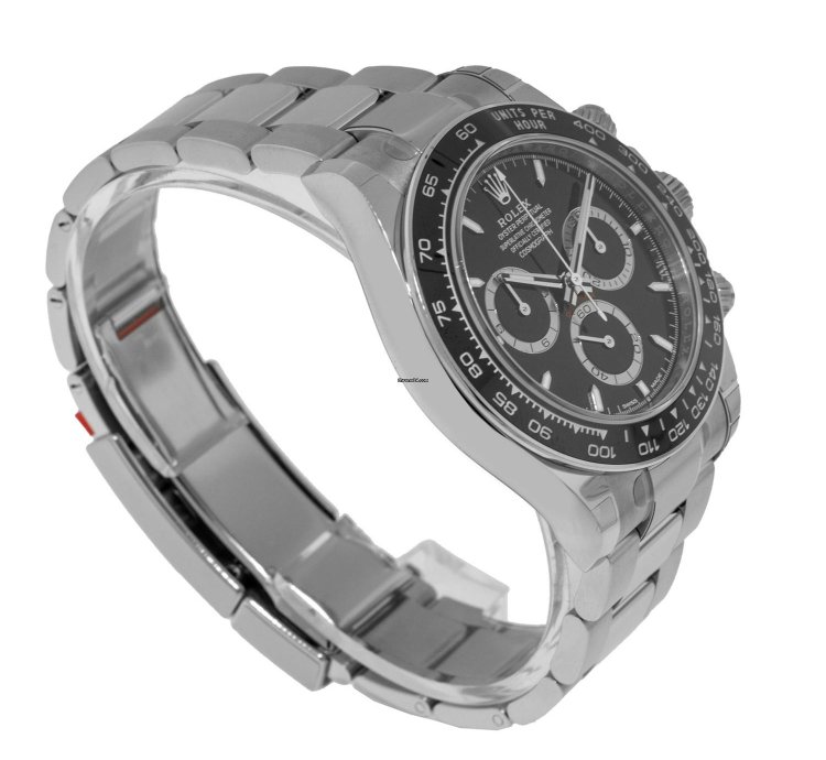 Rolex Daytona 40mm Stainless Steel Black Dial Black Bezel 126500