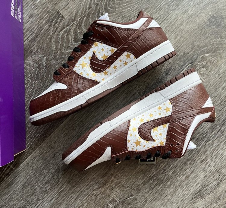 Supreme Sb Dunk Low Barkroot Brown - Us 10