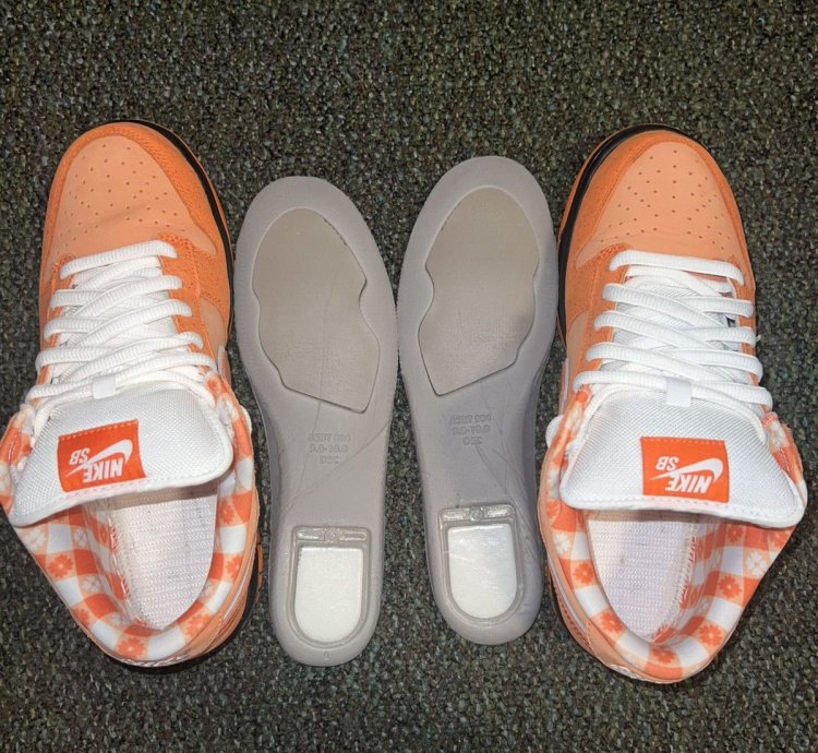 Size 10 - Nike Sb Dunk Concepts Orange Lobster Dunk