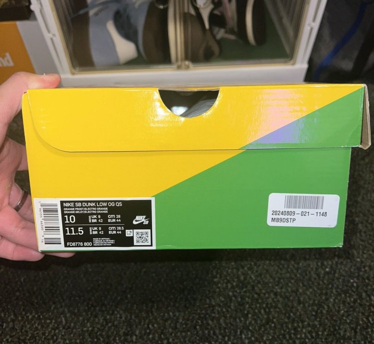 Size 10 - Nike Sb Dunk Concepts Orange Lobster Dunk