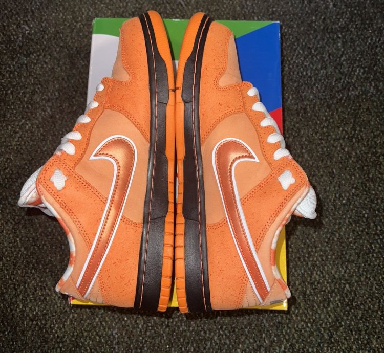 Size 10 - Nike Sb Dunk Concepts Orange Lobster Dunk