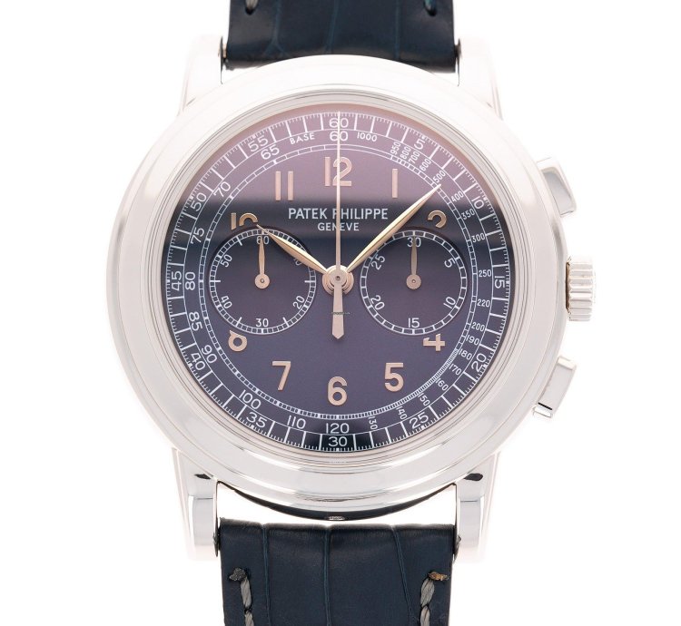 Patek Philippe Chronograph Platinum Chronograph Watch Ref 5070p