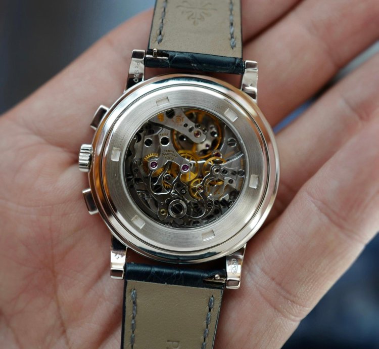 Patek Philippe Chronograph Platinum Chronograph Watch Ref 5070p