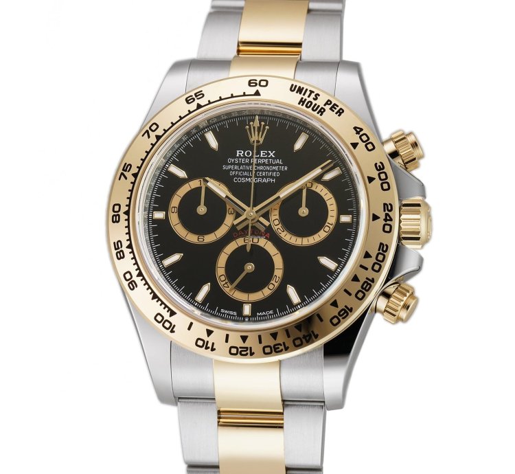Rolex Daytona 40mm Steel And Yellow Gold Black Dial New Caliber 4131