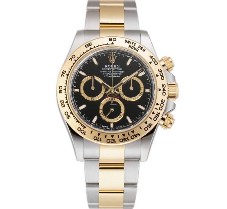 Rolex Daytona 40mm Steel And Yellow Gold Black Dial New Caliber 4131