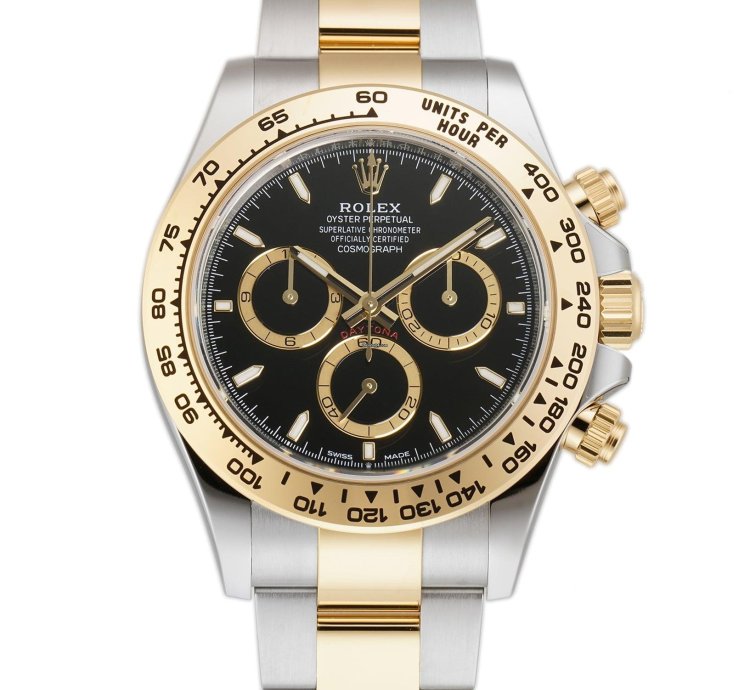 Rolex Daytona 40mm Steel And Yellow Gold Black Dial New Caliber 4131