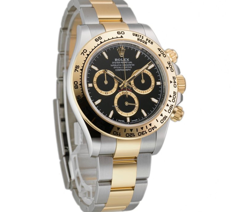 Rolex Daytona 40mm Steel And Yellow Gold Black Dial New Caliber 4131