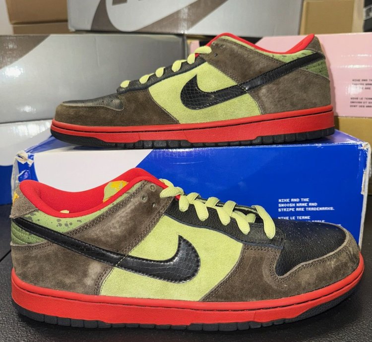 Size 10 5 - Nike Dunk Premium Sb Low Asparagus - 313170-302