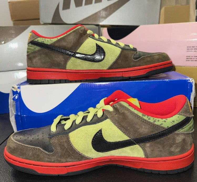 Size 10 5 - Nike Dunk Premium Sb Low Asparagus - 313170-302